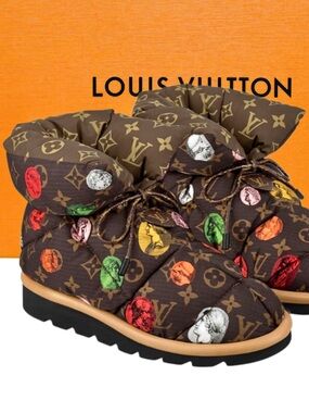 Limited Edition Louis Vuitton x Fornasetti Monogram Ankle Boots BRAND NEW